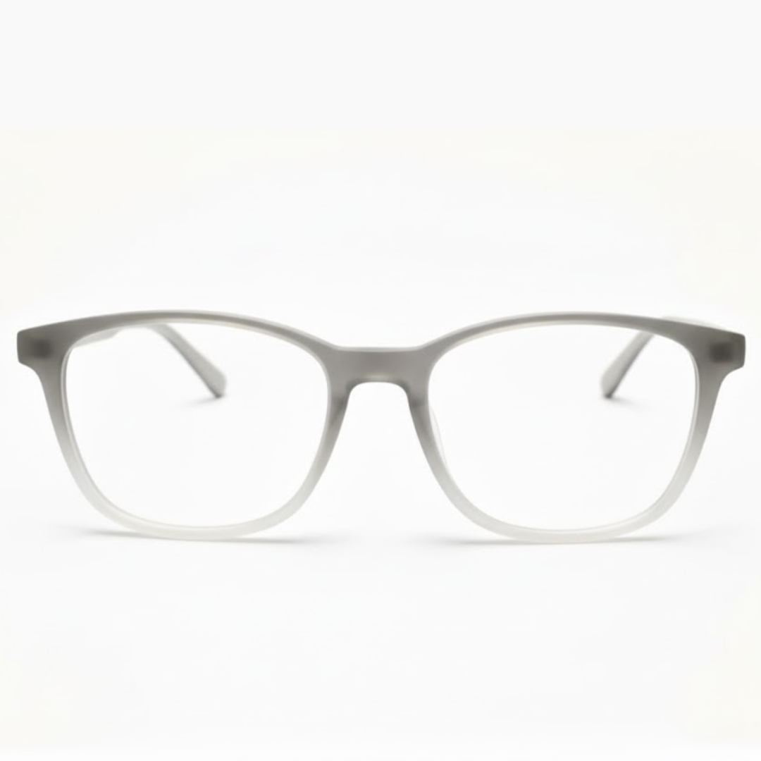 Smokey Gray Rectangle BlueBlock Screen Glasses for Unisex E05-0006-2