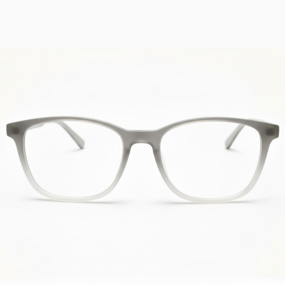 Smokey Gray Rectangle BlueBlock Screen Glasses for Unisex E05-0006-2