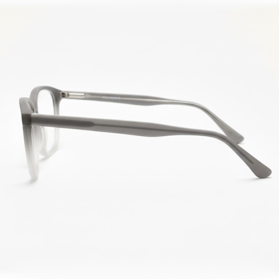 Smokey Gray Rectangle BlueBlock Screen Glasses for Unisex E05-0006-2