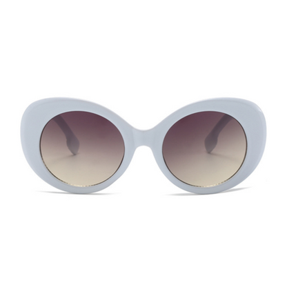 Eyedigo-Smoke Grey x Black Oversized round sunglasses - E09-0026 6-side