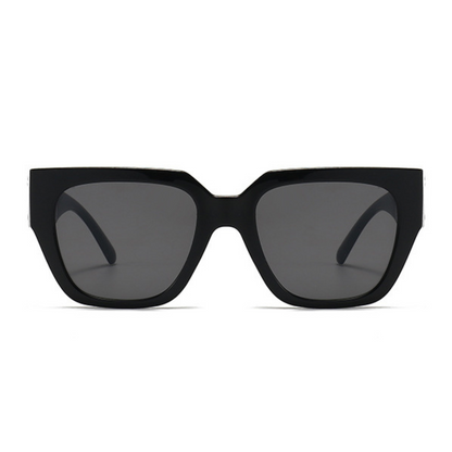 Eyedigo black x Grey oversized square sunglasses - E09 0027 1-model