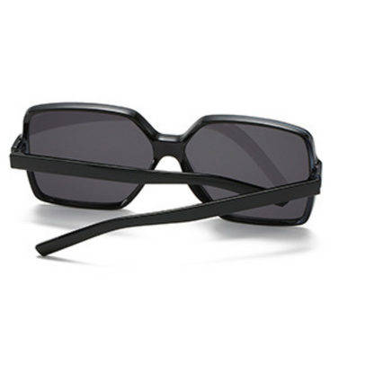EyedigoBlack X BlackElegant Oversized Square sunglasses - E09-0038 1-front