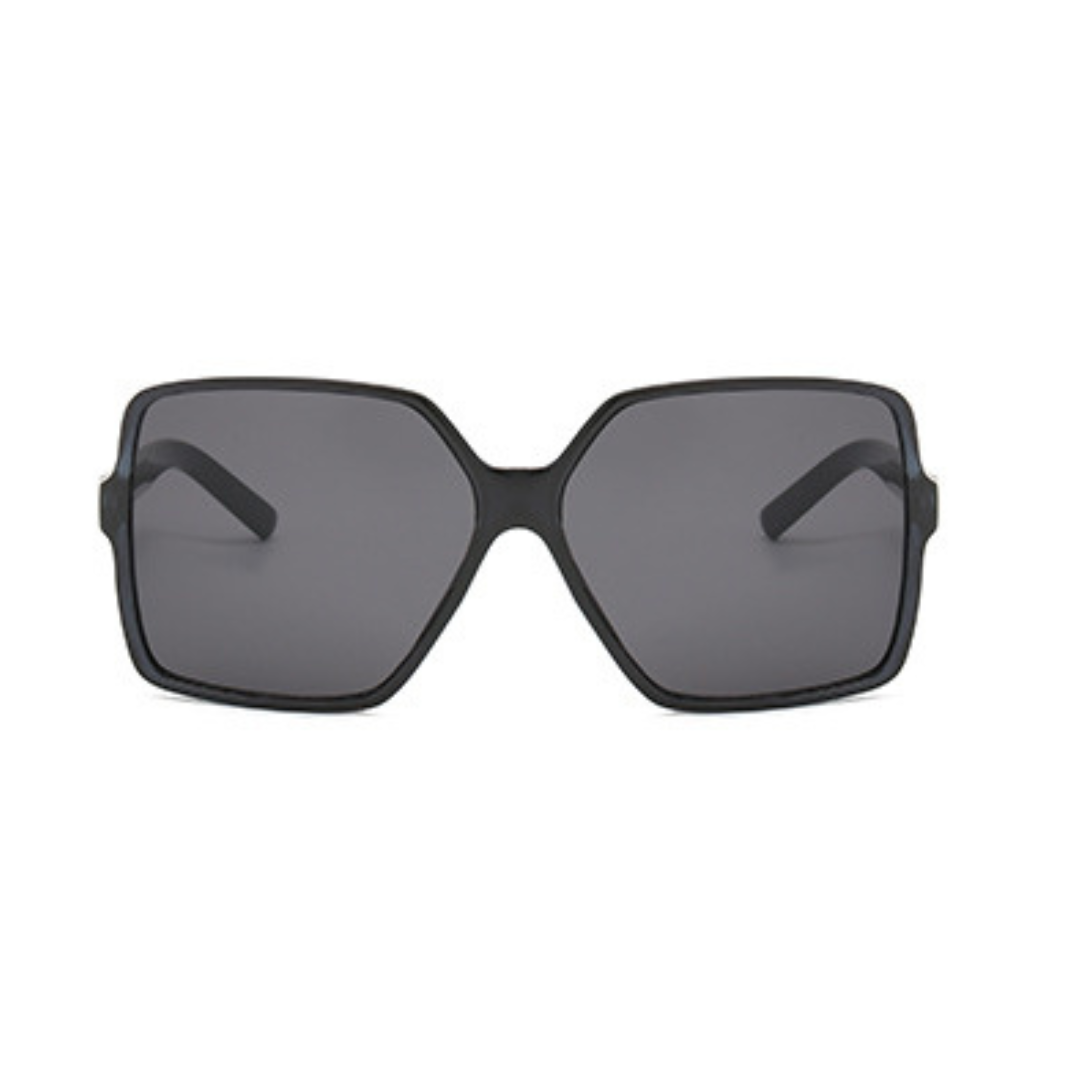 EyedigoBlack X BlackElegant Oversized Square sunglasses - E09-0038 1-side