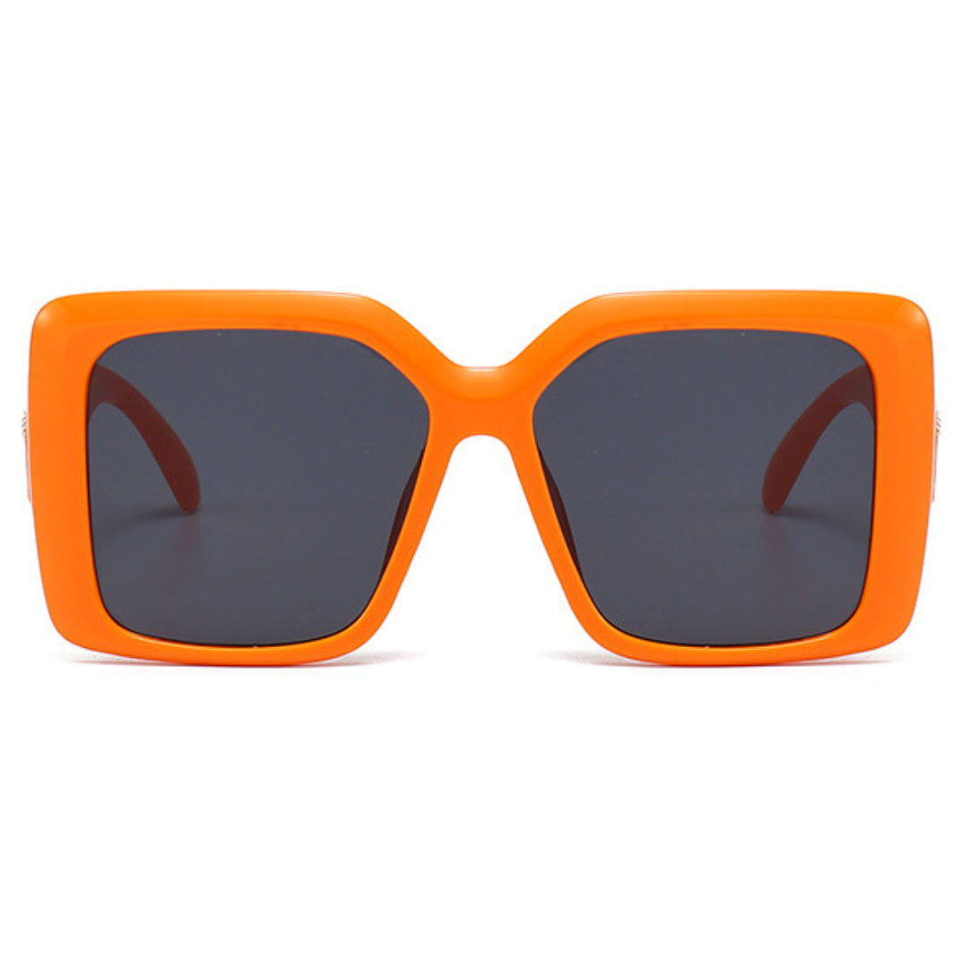 EyedigoBlack X OrangeOversized square sunglasses-Oversize - E09-0031 9-side