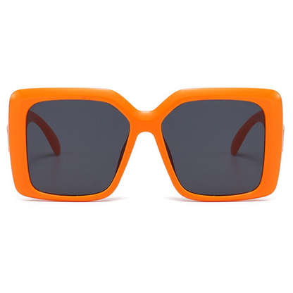 EyedigoBlack X OrangeOversized square sunglasses-Oversize - E09-0031 9-side