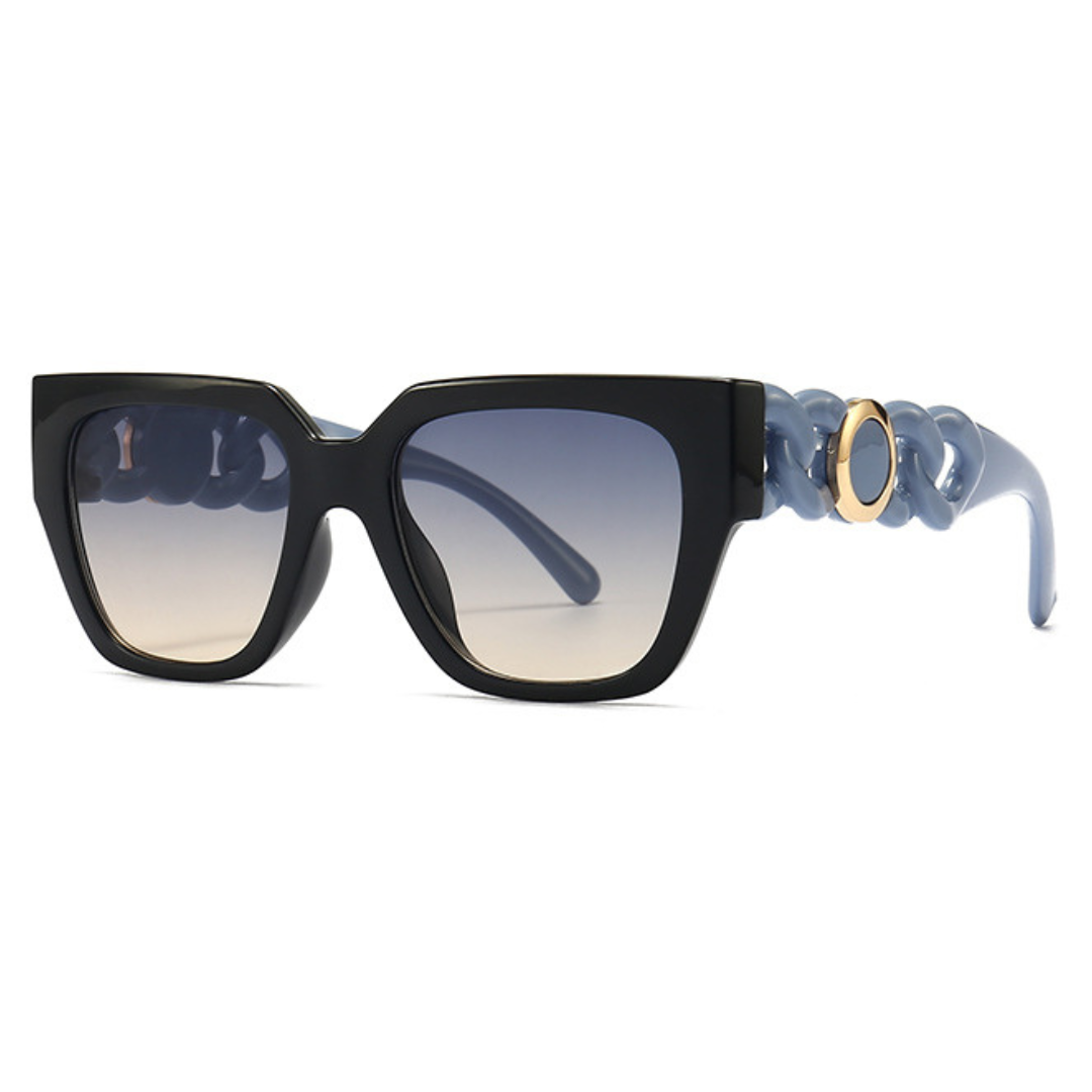 EyedigoBlue X Black & BlueOversized square sunglasses-Oversize - E09-0027 5 -side (1)