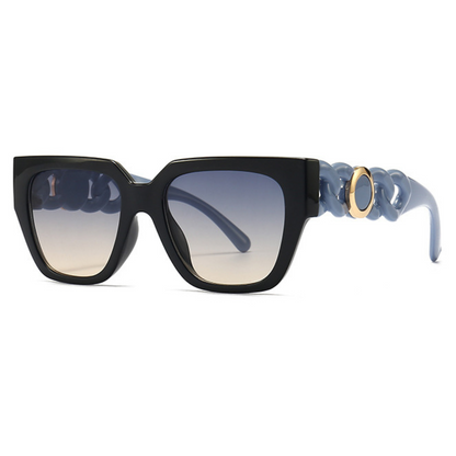 EyedigoBlue X Black & BlueOversized square sunglasses-Oversize - E09-0027 5 -side (1)