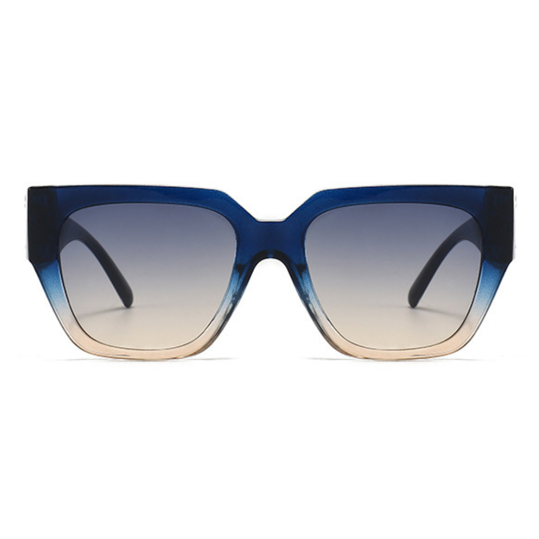 EyedigoBlue X BlueOversized square sunglasses-Oversize - E09-0027 2-side
