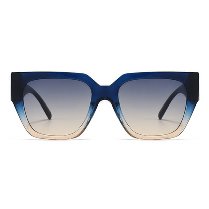 EyedigoBlue X BlueOversized square sunglasses-Oversize - E09-0027 2-side