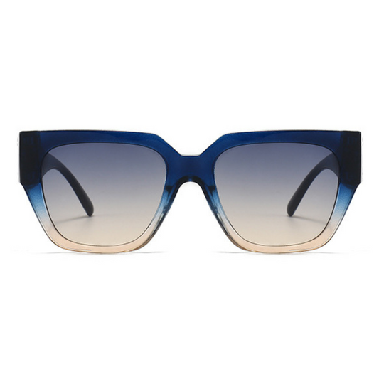 EyedigoBlue X BlueOversized square sunglasses-Oversize - E09-0027 2-side