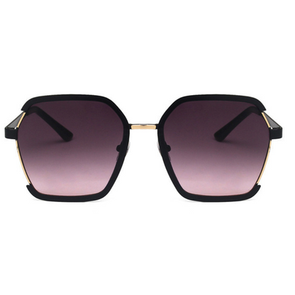 EyedigoGradient Black X BlackChic Oversized sunglasses- E09-0037 2-side