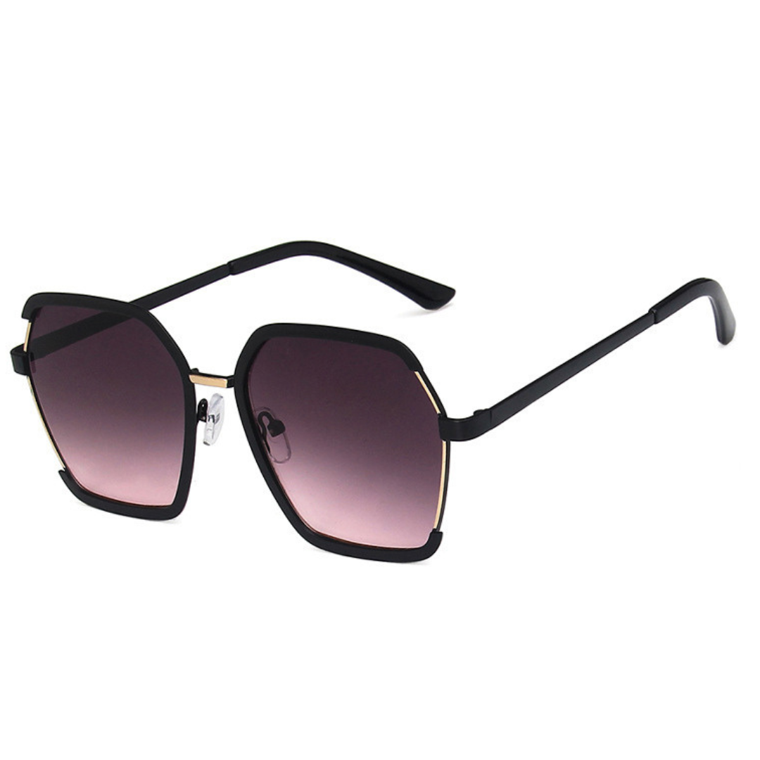 EyedigoGradient Black X BlackChic Oversized sunglasses- E09-0037 2