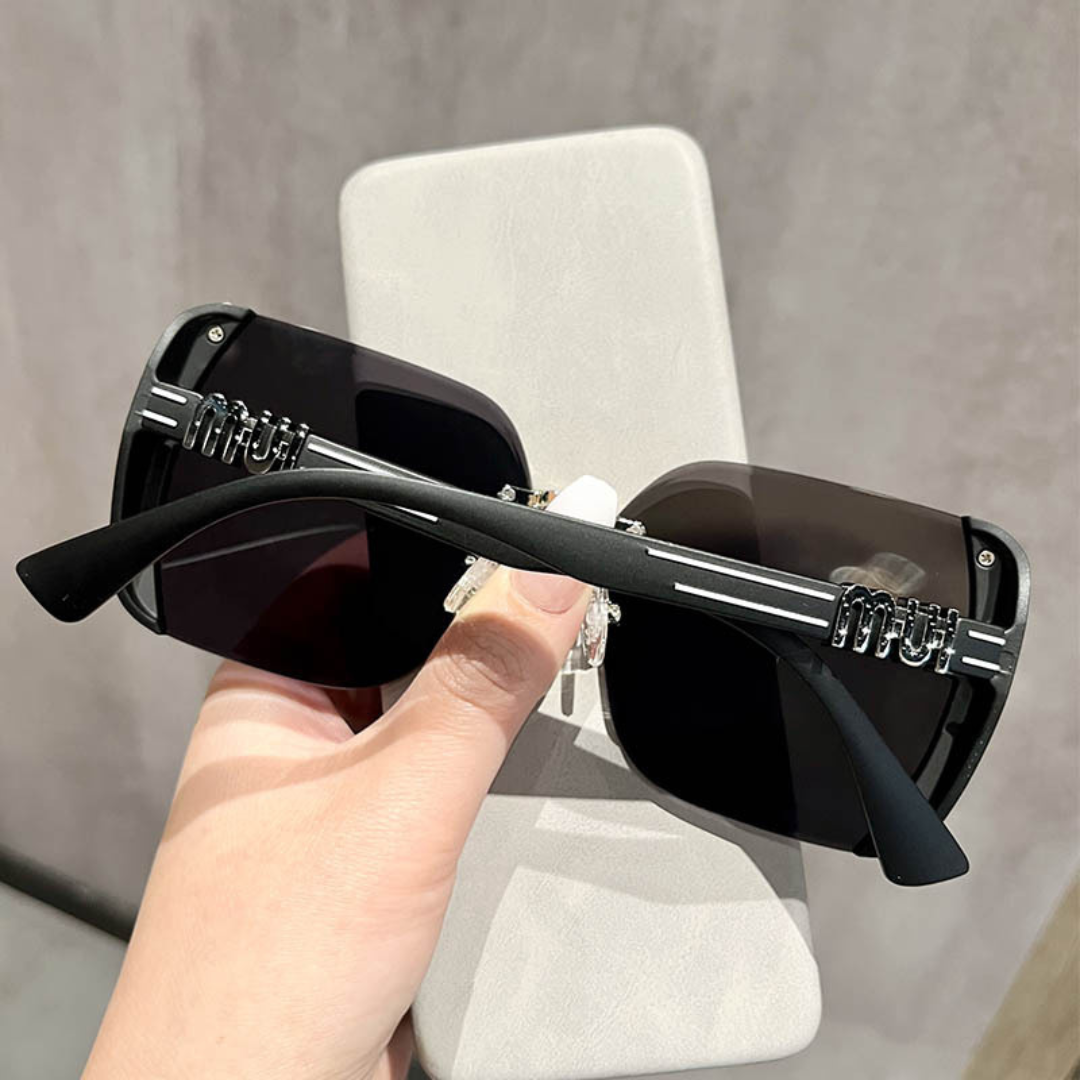 Eyedigo gradient black X black Geometric stylish sunglasses