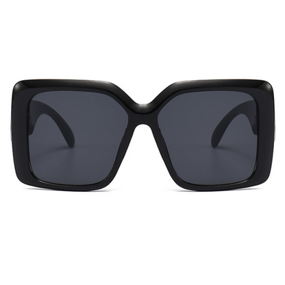 Eyedigo Grey X BlackOversized square sunglasses-Oversize - E09-0031 1-side