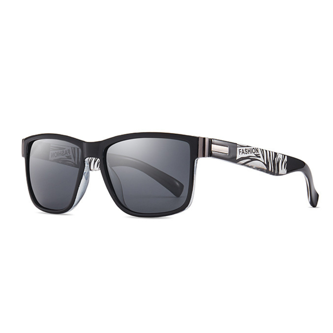 Eyedigo Grey X BlackWhite Wayfarer stylish sunglasses- E09-0052 1