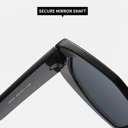 EyedigoBrown X HawksbillLeopardOversized geometric sunglasses-Oversize- E09-0034 5-back