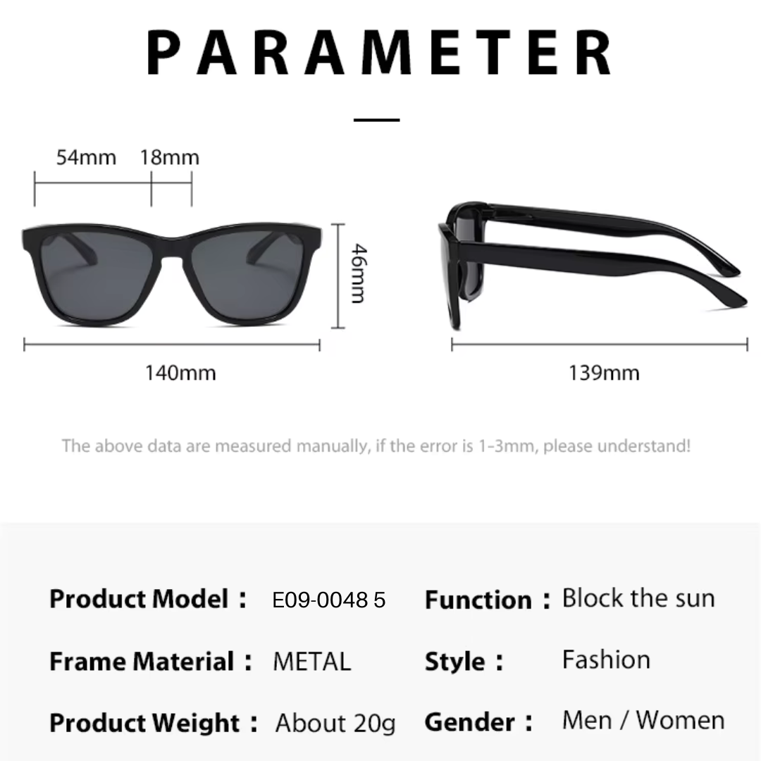 Eyedigo Black X Black wayfarer stylish sunglasses