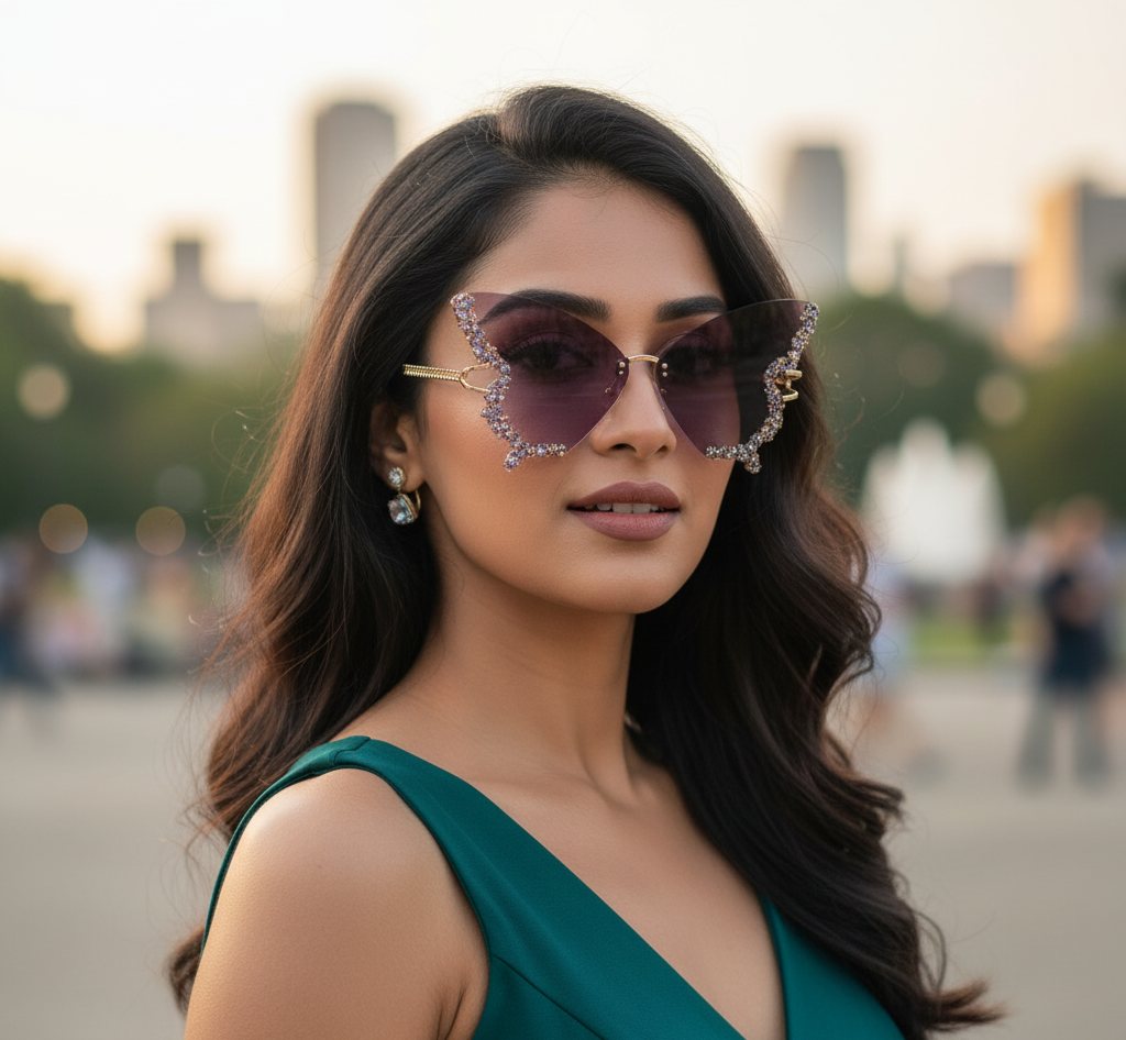 Geometric Sunglasses for Women E09-0046-6