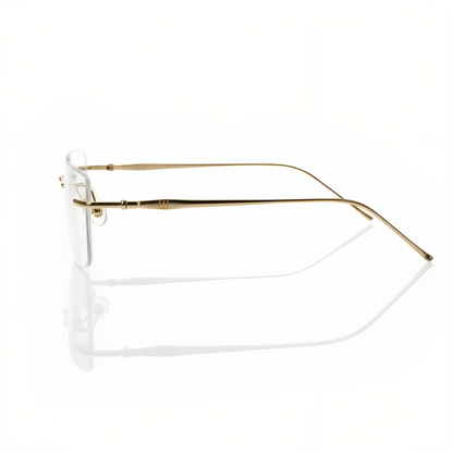Rimless Rectangle BlueBlock Screen Glasses for Unisex E05-0004-4