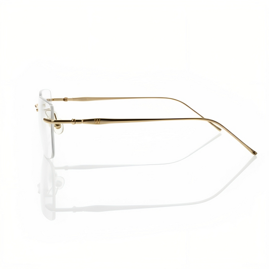 Rimless Rectangle BlueBlock Screen Glasses for Unisex E05-0004-4