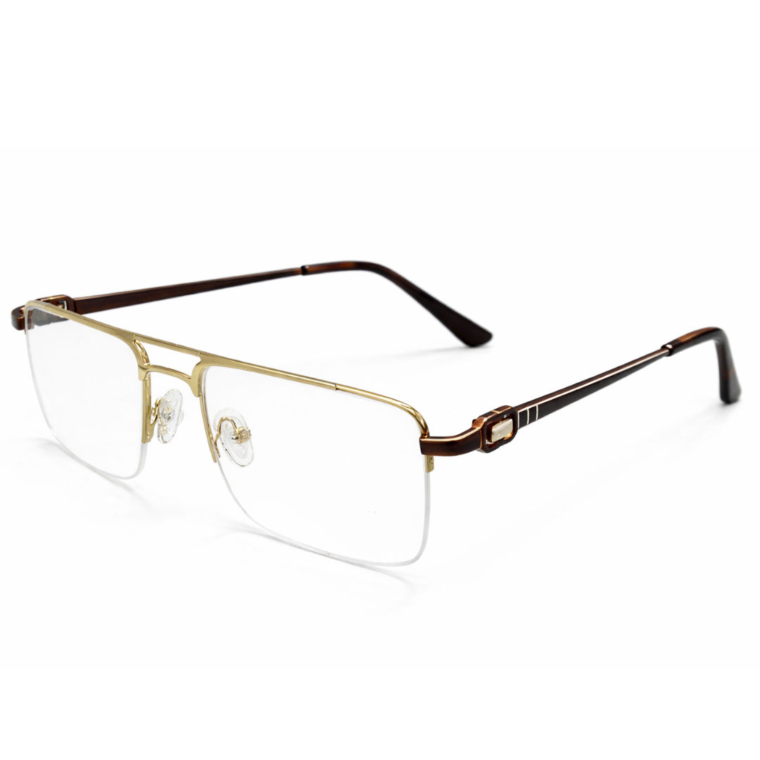 Golden Square Large Frame for Unisex E05-0028-1