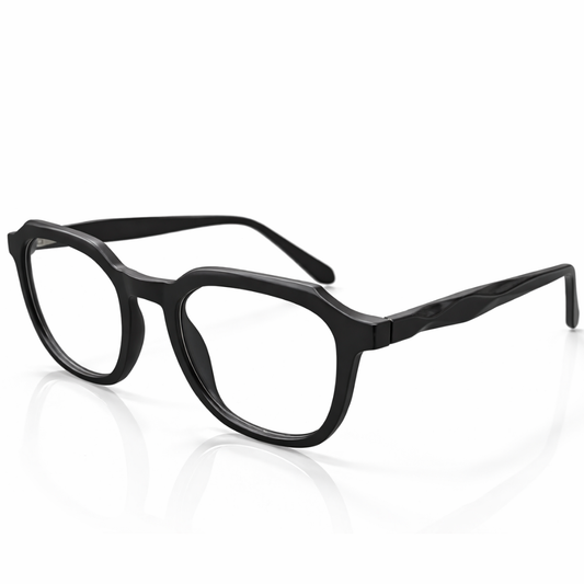 Black Geometric Large Frame for Unisex E05-0029-1