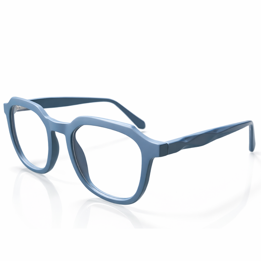 Blue Geometric Large Frame for Unisex E05-0029-2