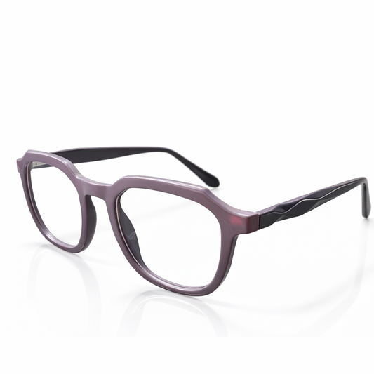 Purple Geometric Large Frame for Unisex E05-0029-6