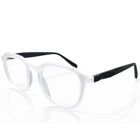 Clear Geometric Large Frame for Unisex E05-0029-3