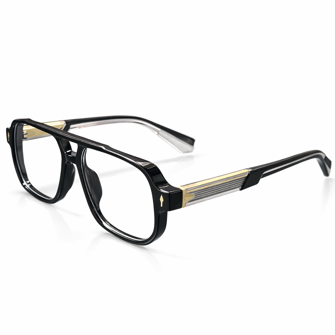 Black Rectangle Large Frame for Unisex E05-0024-2