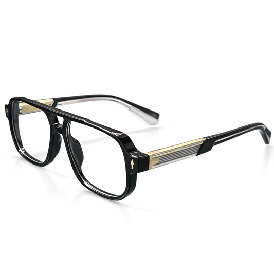 Black Rectangle Large Frame for Unisex E05-0024-2
