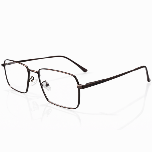 Brown Square Large Frame for Unisex E05-0030-2
