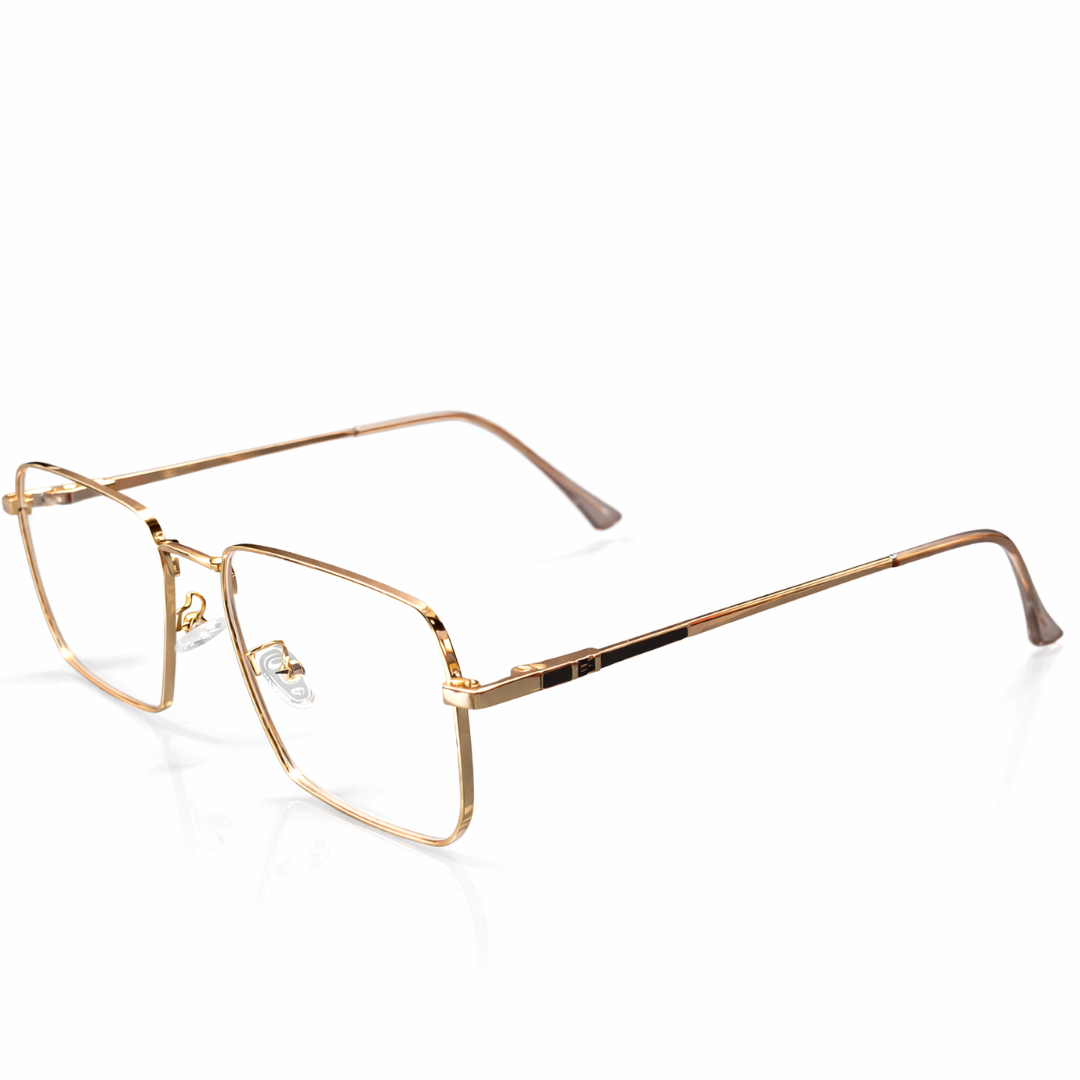 Golden Square Medium Frame for Unisex E05-0030-5