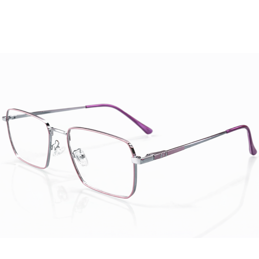 Silver Mouve Square Medium Frame for Unisex E05-0030-7