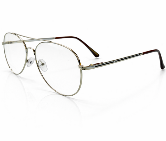 Silver Aviator Large Frame for Unisex E05-0017-2