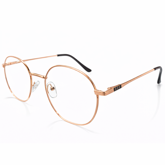 Rose Gold Round Medium Frame for Unisex E05-0020-6