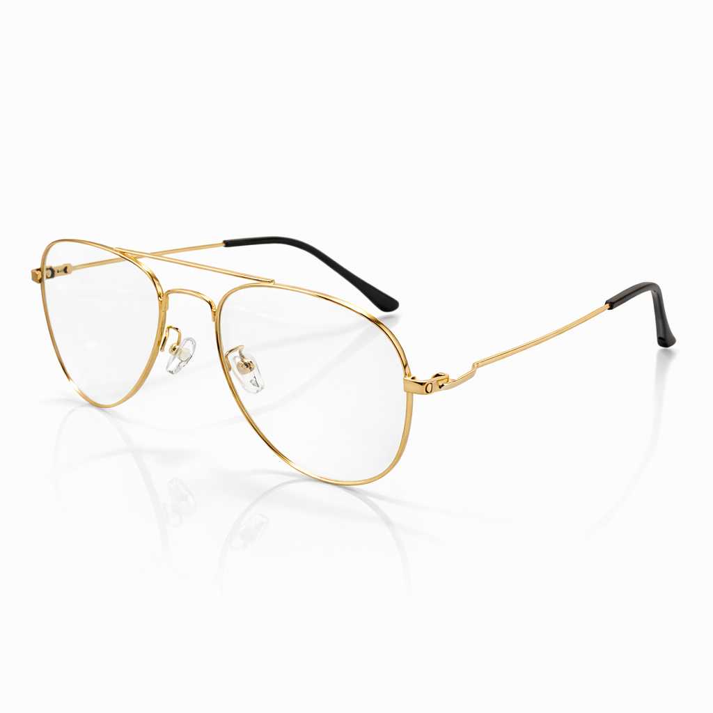 Golden Aviator Medium Frame for Unisex E05-0017-5