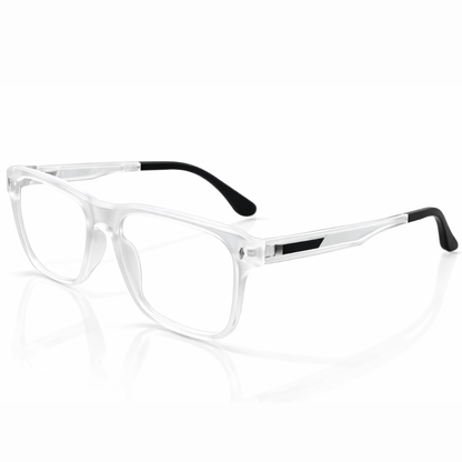 Clear (Transparent) Square Large Frame for Unisex E05-0023-8