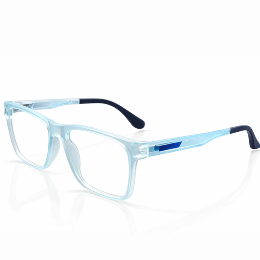 Blue Square Large Frame for Unisex E05-0023-13