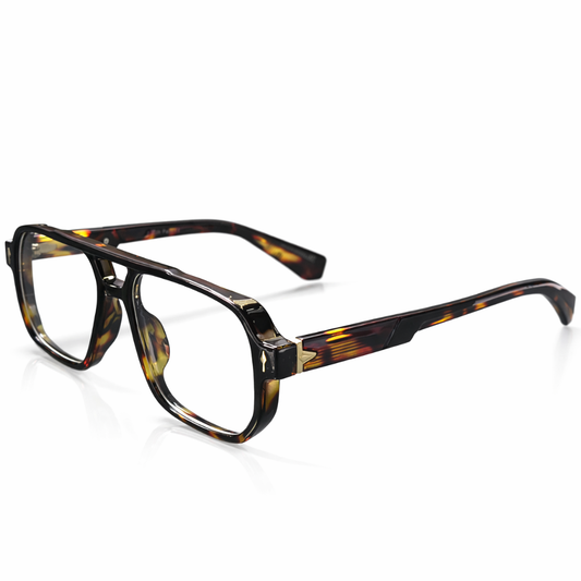 Demi (Leopard) Rectangle Large Frame for Unisex E05-0024-1