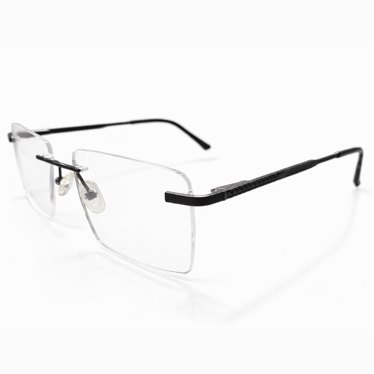 Black Square Medium Frame for Unisex E05-0018-1