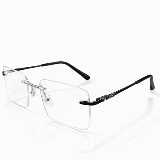 Silver Square Medium Frame for Unisex E05-0018-6