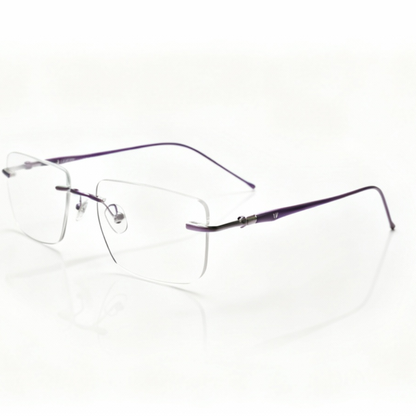 Rimless Rectangle BlueBlock Screen Glasses for Unisex E05-0004-1