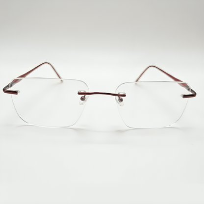 Rimless Rectangle BlueBlock Screen Glasses for Unisex E05-0004-2