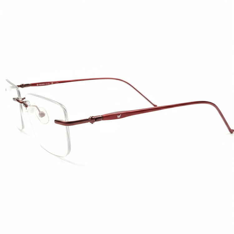Rimless Rectangle Frame for Unisex E05-0004-2