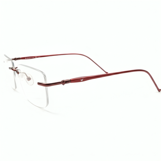 Rimless Rectangle Frame for Unisex E05-0004-2