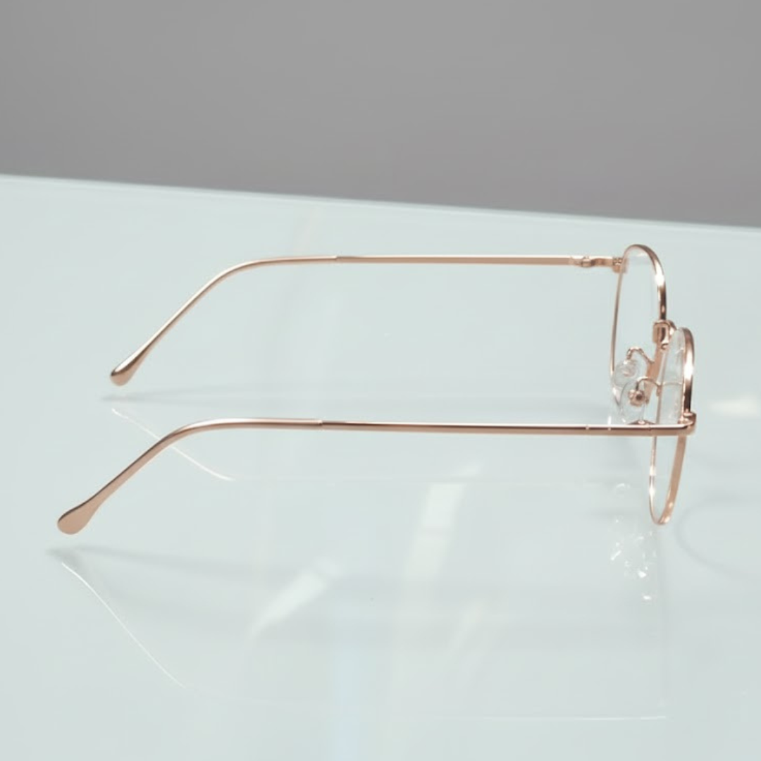 Rose Gold Round Frame for Unisex E05-0001-8