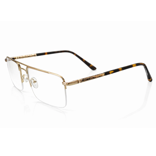 Golden Square Large Frame for Unisex E05-0028-4