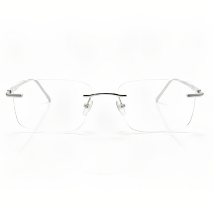 Rimless Rectangle BlueBlock Screen Glasses for Unisex E05-0004-5
