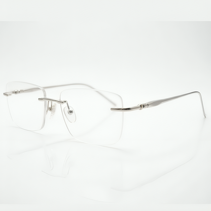 Rimless Rectangle BlueBlock Screen Glasses for Unisex E05-0004-5